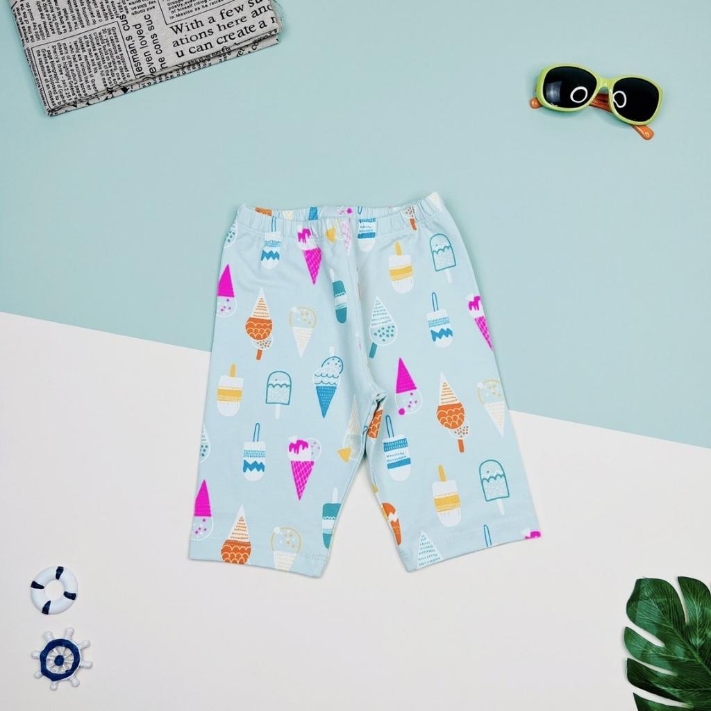 Quần legging bé gái, size 3-8 tuổi, quần legging cho bé chất cotton mềm mát,  - SUNKIDS