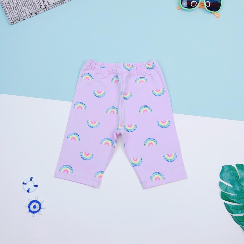 Quần legging bé gái, size 3-8 tuổi, quần legging cho bé chất cotton mềm mát,  - SUNKIDS