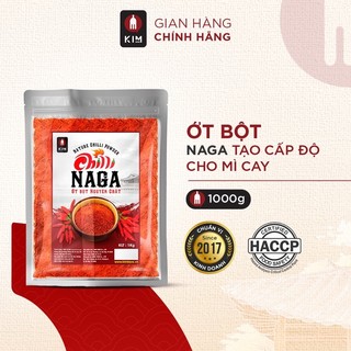 ỚT BỘT CAO CẤP NAGA TẠO CẤP ĐỘ MÌ CAY (GÓI 1KG)