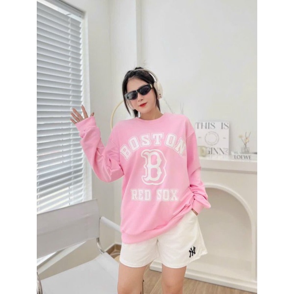 Áo thu đông MIb áo Boston sweater  hàng cam kết đẹp như hình FULL TAG ảnh thật