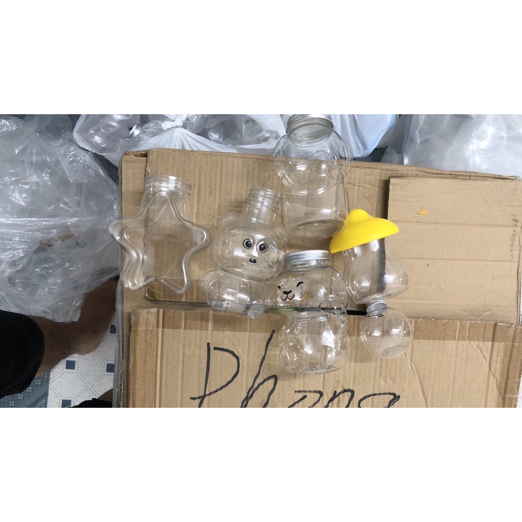 Bình đựng cham hình cute