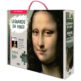 Leonardo da Vinci: Mona Lisa (Art Treasures): Bộ ghép hình 300 chi tiết, tác phẩm Mona Lisa nổi tiếng