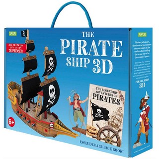 The Legendary Adventures of Pirates: The Pirate Ship 3D: lắp ráp mô hình 3D con tàu cướp biển