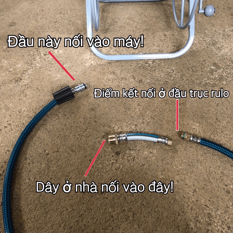 Hàng mới nhất Giá tận gốc - xả kho Rulo quấn dây cho máy rửa xe gia đình,máy rửa xe mini cầm tay,ren 22mm và 14mm