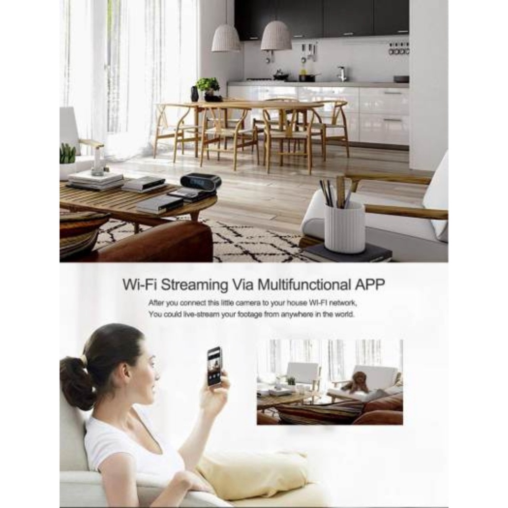 Camera đồng hồ ghi hình thông minh, tự động quay lưu, quay đêm, góc siêu rộng, tặng kèm thẻ nhớ 32Gb Bảo hành 6 tháng | BigBuy360 - bigbuy360.vn