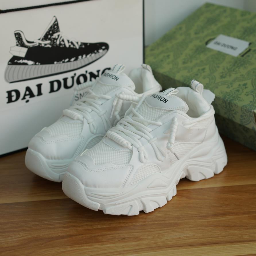 Giày nữ độn đế hàng quảng châu cao cấp đế độn 7cm fom chuẩn đế khâu siêu êm chân dễ phối đồ hót trend 2022 size 36-40