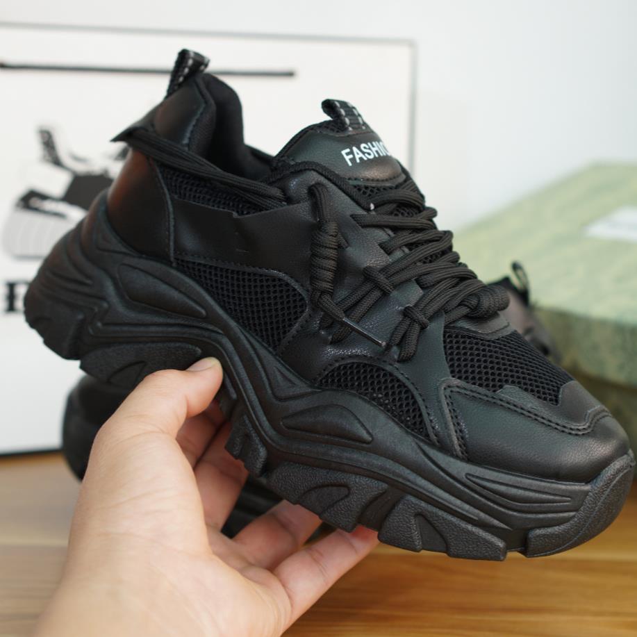 Giày nữ độn đế hàng quảng châu cao cấp đế độn 7cm fom chuẩn đế khâu siêu êm chân dễ phối đồ hót trend 2022 size 36-40