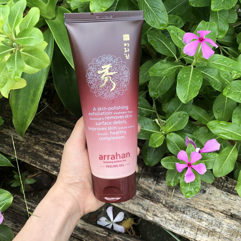 Tẩy da chết Arrahan Hàn Quốc Chính Hãng 170ml  Tẩy da chết dịu nhẹ, sạch sâu, ngừa lão hoá da