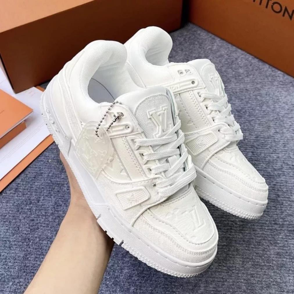 Giày LV Trainer, Louis Vuitton Trainer Black White, Giày LV Louis Vuitton HÀNG CAO CẤP