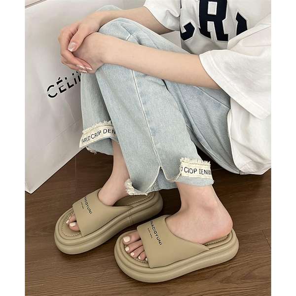 Dép Đế Dày Chống Trượt Thời Trang Mùa Hè Dành Cho Nữ