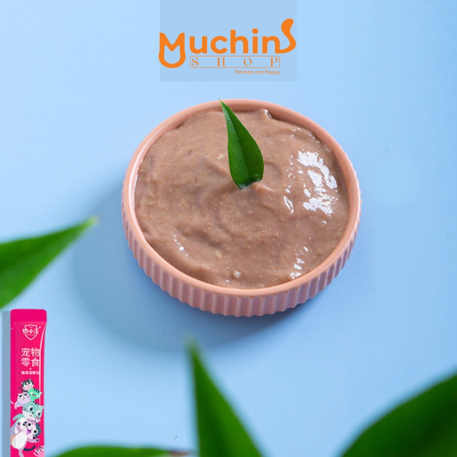 Combo 100 thanh súp thưởng Ciaowang cho mèo thanh 15g - Súp thưởng Ciaowang thơm ngon bổ dưỡng | Muchinshop