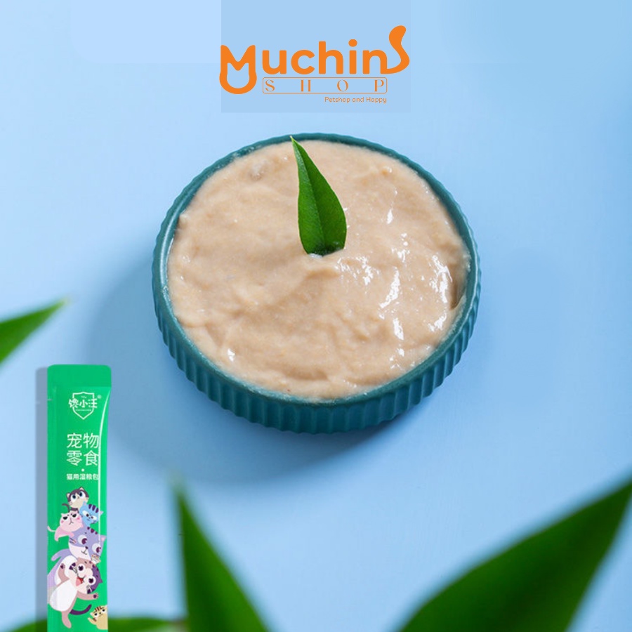 Combo 100 thanh súp thưởng Ciaowang cho mèo thanh 15g - Súp thưởng Ciaowang thơm ngon bổ dưỡng | Muchinshop