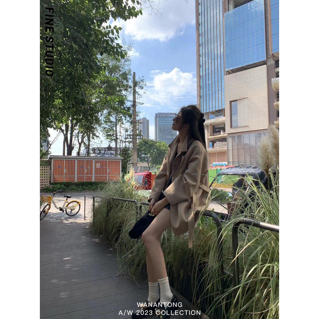 Áo Khoác Gió Ngắn Phong Cách Mới 2023 Cho Nữ