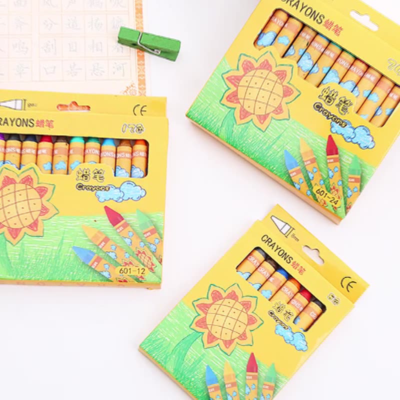 Hộp sáp tô màu - Bút màu cho bé