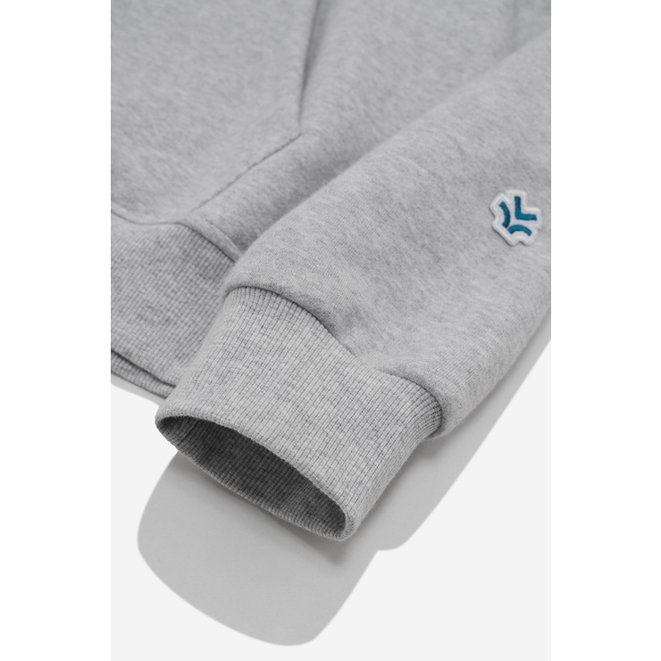 Áo Zipper Hoodie Owlbrand Logo/Grey