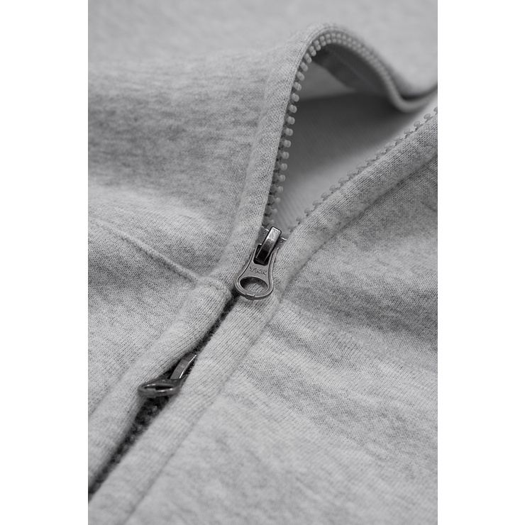 Áo Zipper Hoodie Owlbrand Logo/Grey