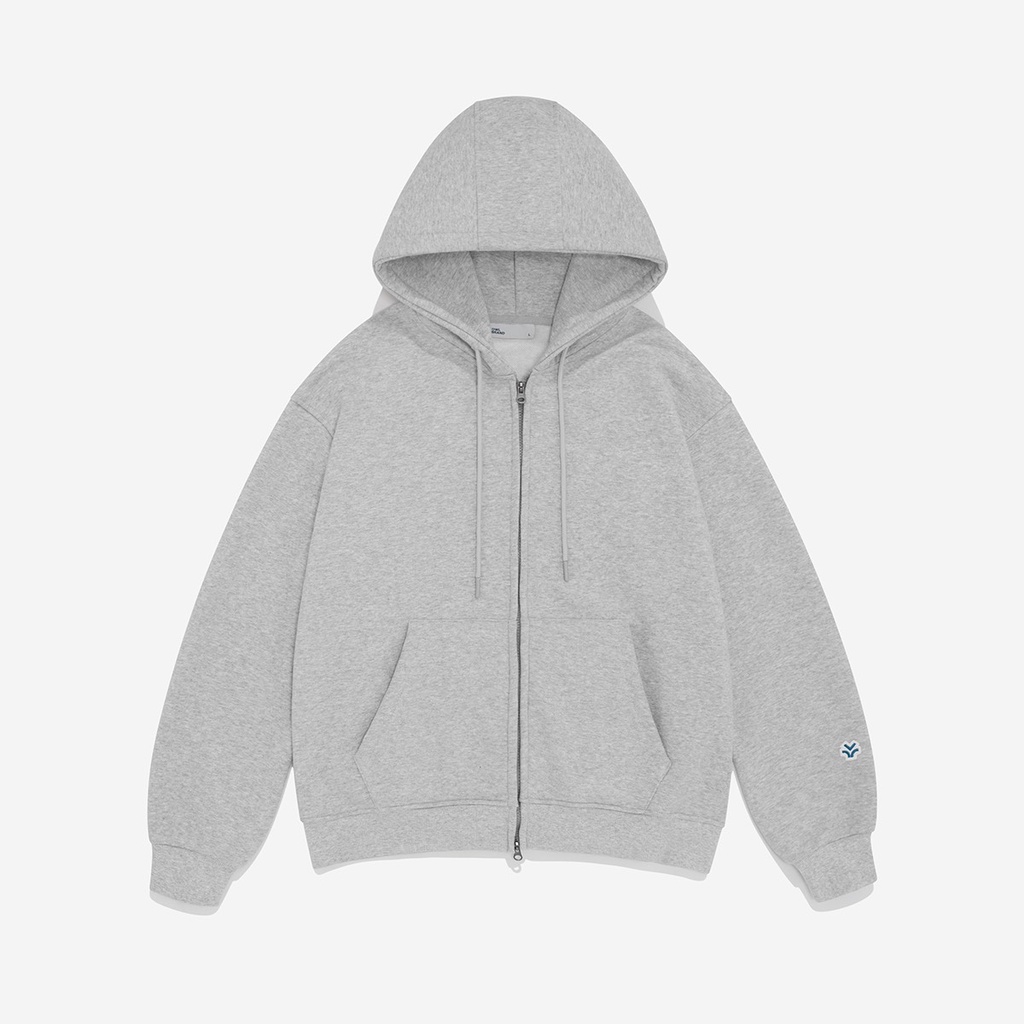 Áo Zipper Hoodie Owlbrand Logo/Grey