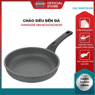 Chảo Chống Dính Siêu Bền Đá SUNHOUSE SBD18 / SBD24 / SBD26 / SBD28 / SBD30