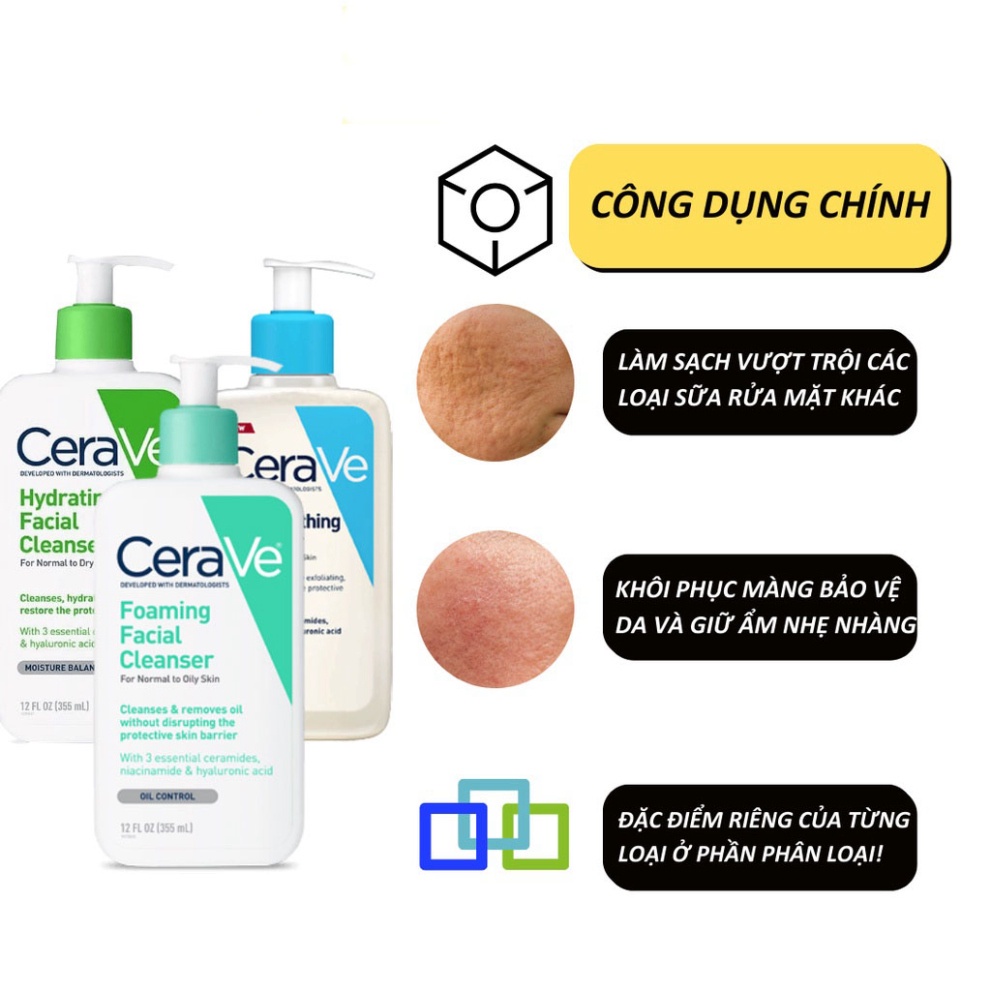 Sữa Rửa Mặt Cerave 236Ml Cho Da Dầu - Da Mụn - Da Khô 9 | BigBuy360 - bigbuy360.vn