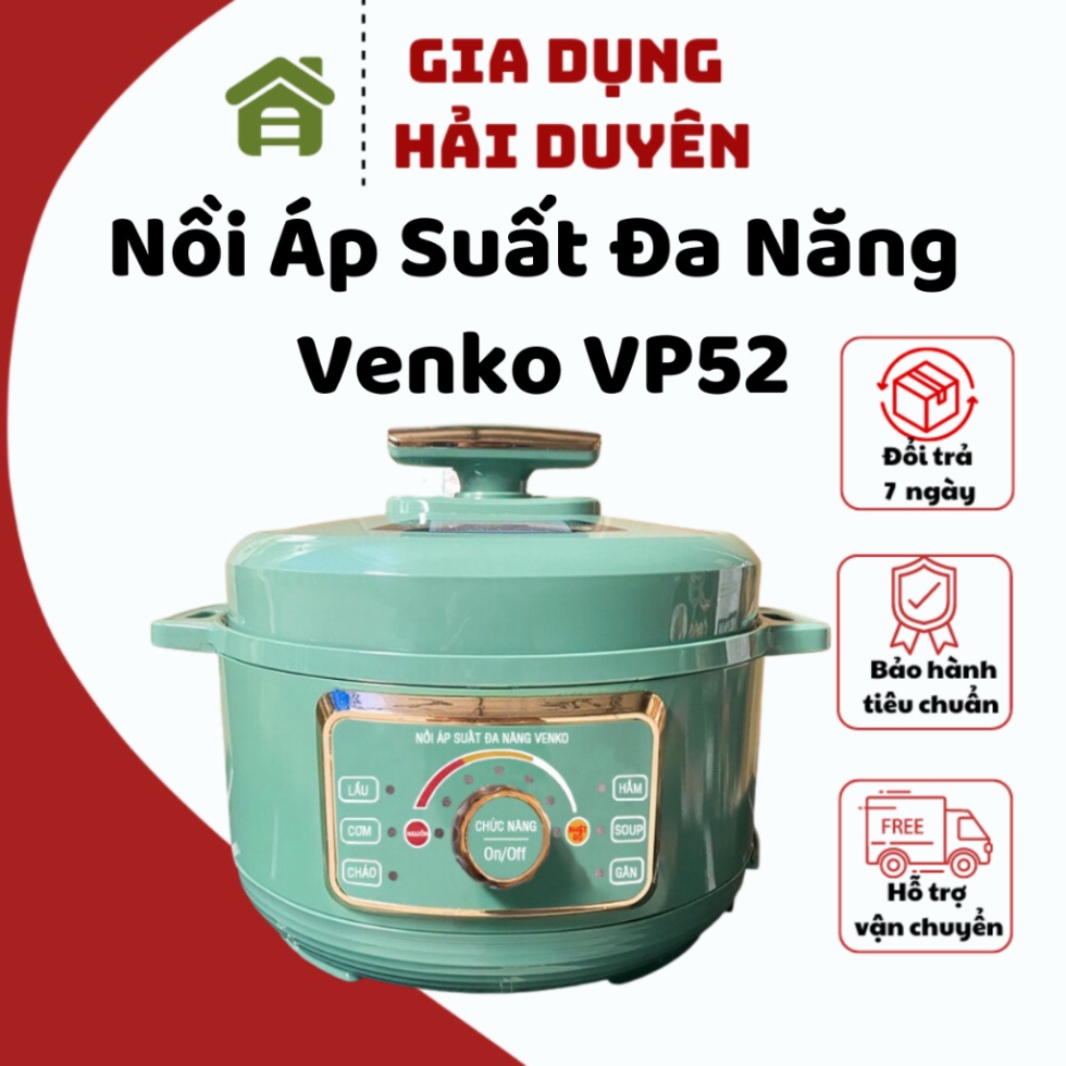 Nồi Áp Suất Đa Năng Venko VP52 màu xanh hiện đại bảo hành 12 tháng Duhashop1 ...