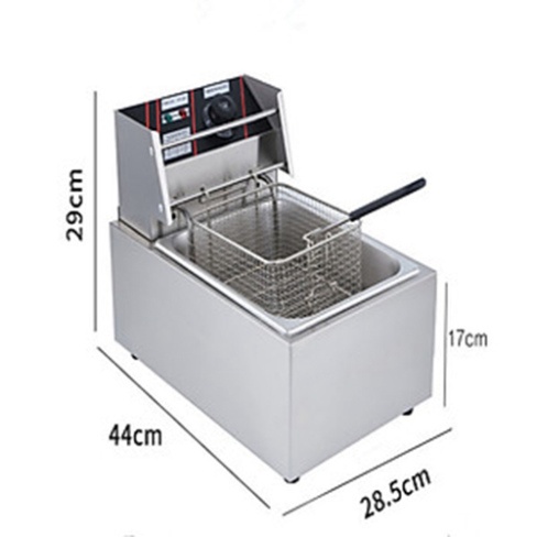 Bếp chiên nhúng điện seka sunny 6L, 12L inox cao cấp, chiên ngập dầu