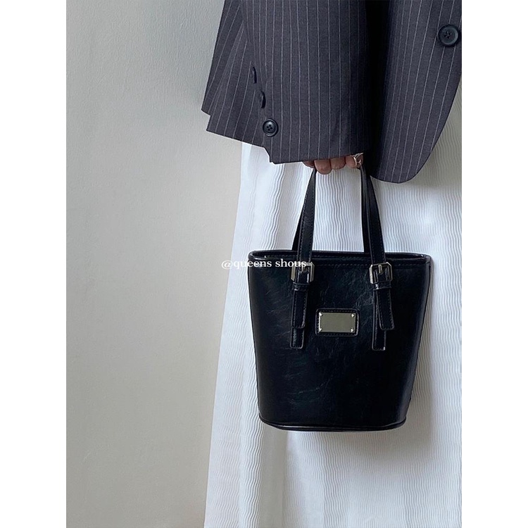 Túi Xách bucket Phong Cách retro Hàn Quốc Thời Trang Mới 2023 Cho Nữ
