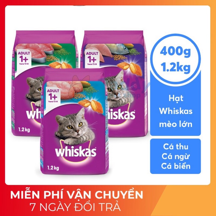 Hàng mới nhất Hạt Whiskas Adult Cho Mèo Trưởng Thành