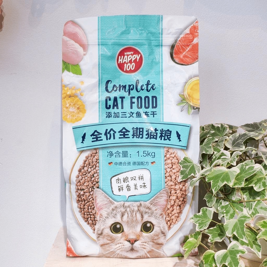 Hạt Cho Mèo Wanpy Happy100 1.5kg  -