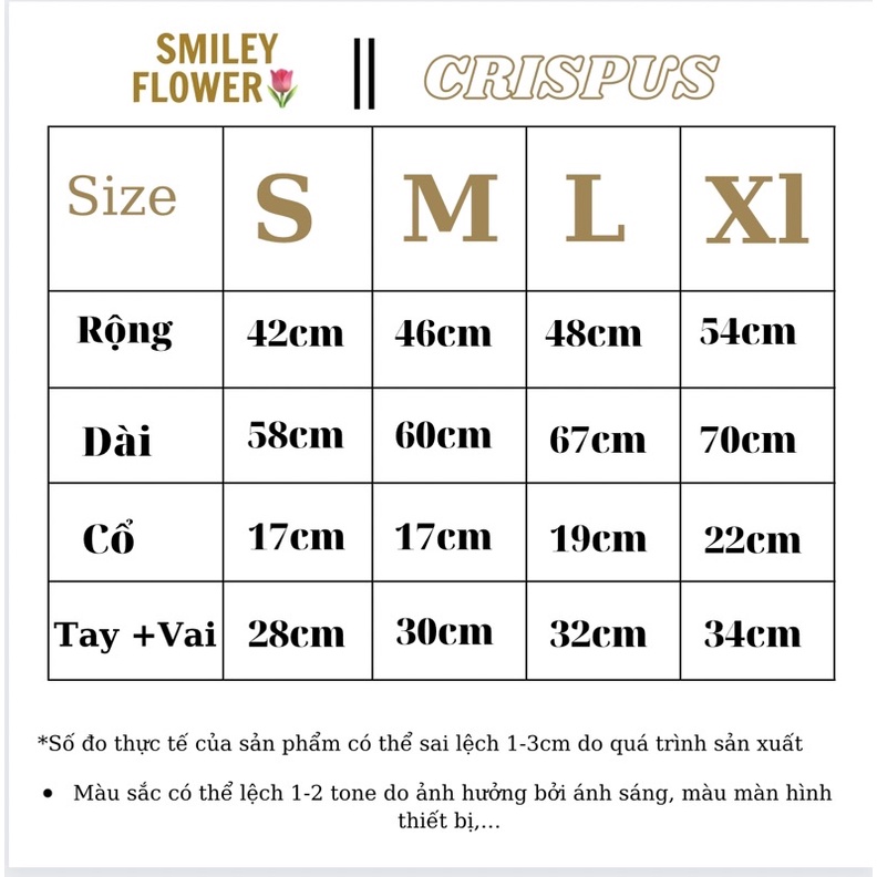 ÁO SMILEY FLOWER MÀU MINT