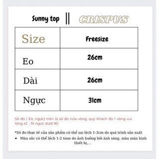 Áo tube Sunny top