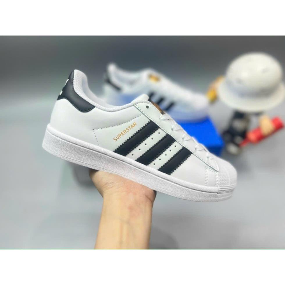 Giày thể thao adidas superstar 2023 màu kem sữa ,Hồng Xanh, giày adidas mũi sò nam nữ bản mới nhất