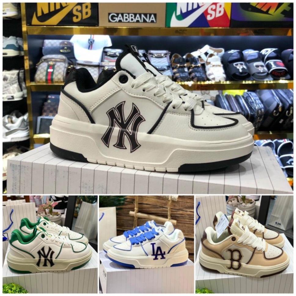 Giày MLB Nam Nữ, Giày MLB Chunky 3 màu độn đế hàng cao cấp Dành cho nam nữ