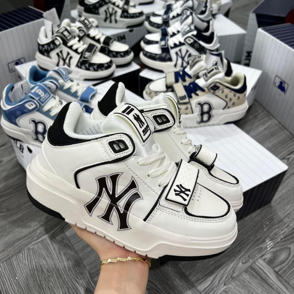 Giày MLB Nam Nữ, Giày MLB Chunky 3 màu độn đế hàng cao cấp Dành cho nam nữ