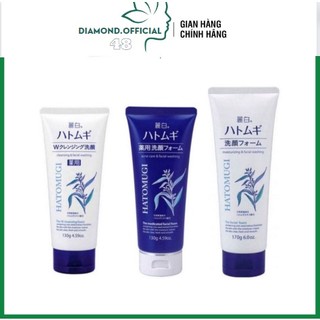 Sữa rửa mặt hatomugi naturie ý dĩ trắng da chính hãng - srm sửa rửa mặt tạo bọt cho da dầu , da khô, nhạy cảm