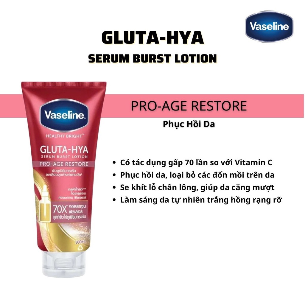 Dưỡng trắng body VASELINE Hà Linh review