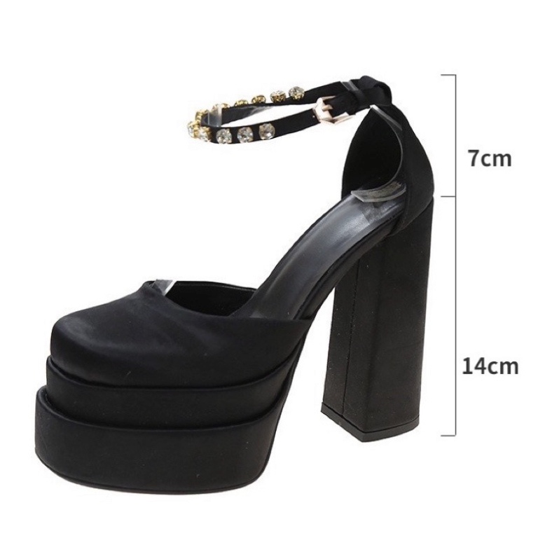 Giày gót đúp  đúp 2 tầng  siêu hót