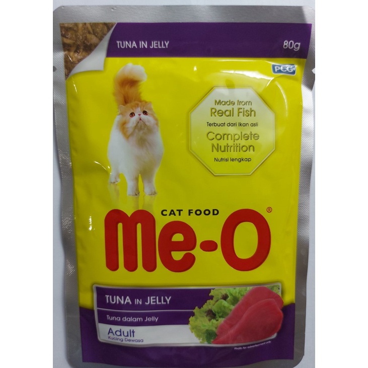 Combo 12 gói pate dinh dưỡng Me-O cho mèo con và mèo lơn-cá ngừ,cá biển,cá trắng,gà
