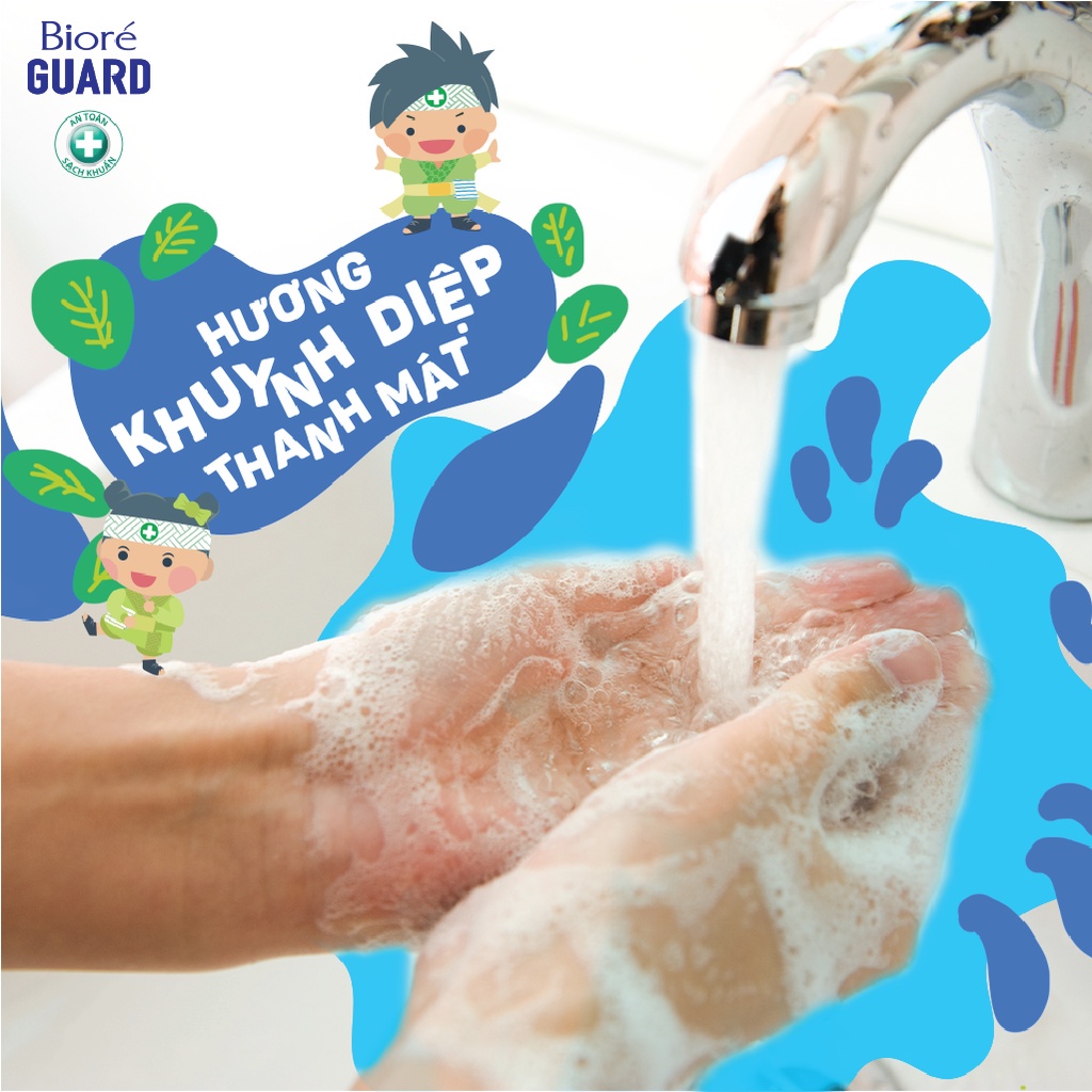 Combo 2 Gel Rửa Tay Bioré GUARD Dịu Nhẹ Kháng Khuẩn 250ml