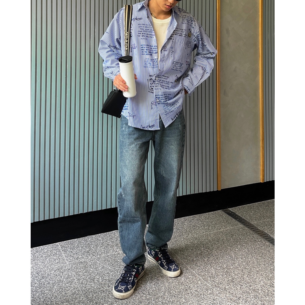 ÁO SƠ MI 139 KẺ XANH