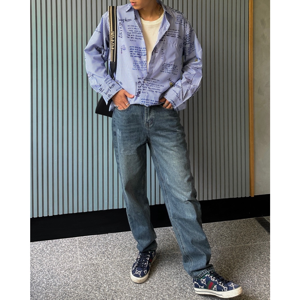 ÁO SƠ MI 139 KẺ XANH