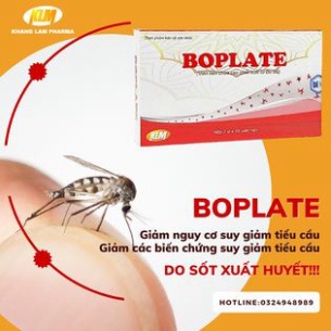 Boplate hộp 20 viên nén Santex tăng cường tái tạo tiểu cầu