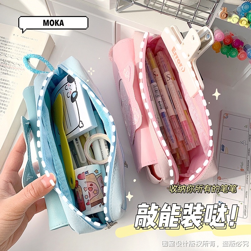 Túi bút hình mèo lấp lánh