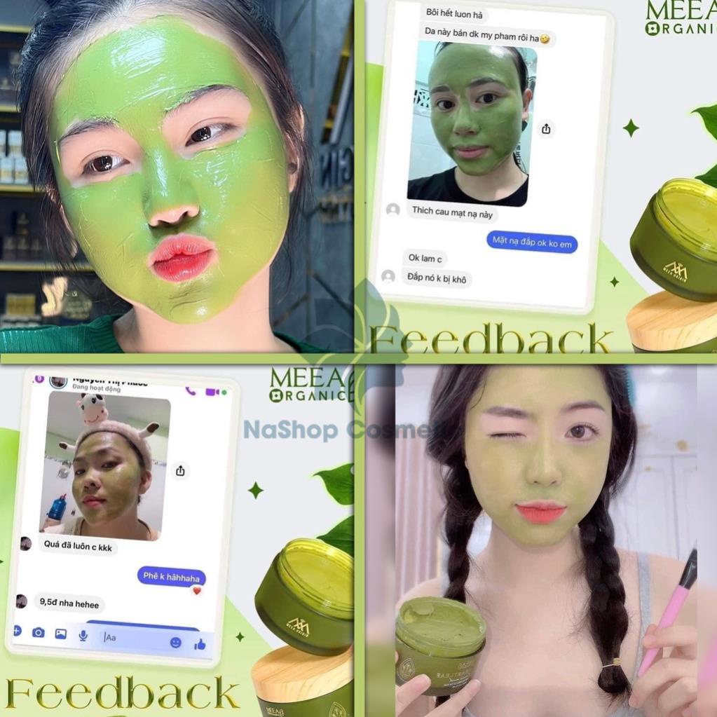 Mặt nạ diếp cá tái sinh MEEA ORGANIC - Mask diếp cá dưỡng trắng da se khít lỗ chân lông | BigBuy360 - bigbuy360.vn