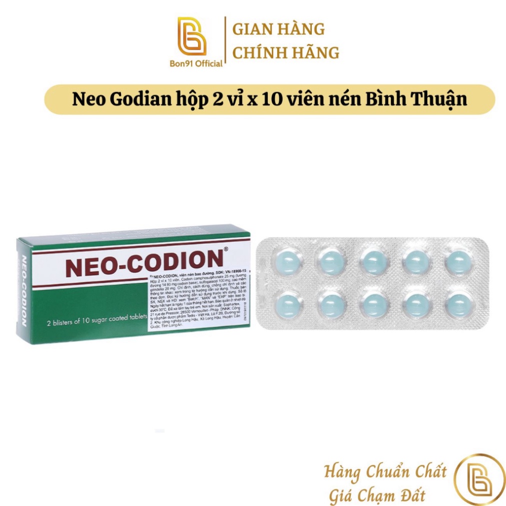 Neo Godian hộp 20 viên nén Bình Thuận