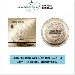 Phấn Phủ Dạng Nén Kiềm Dầu Siêu Mịn Sivanna Utra Foundation HF689