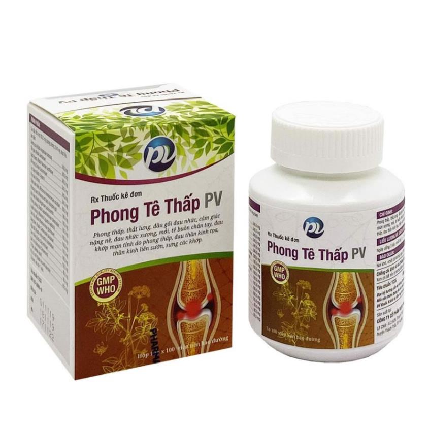 Phong tê thấp pv hỗ trợ đau xương, mỏi, tê buồn chân tay, đau thần kinh tọa, sưng các khớp
