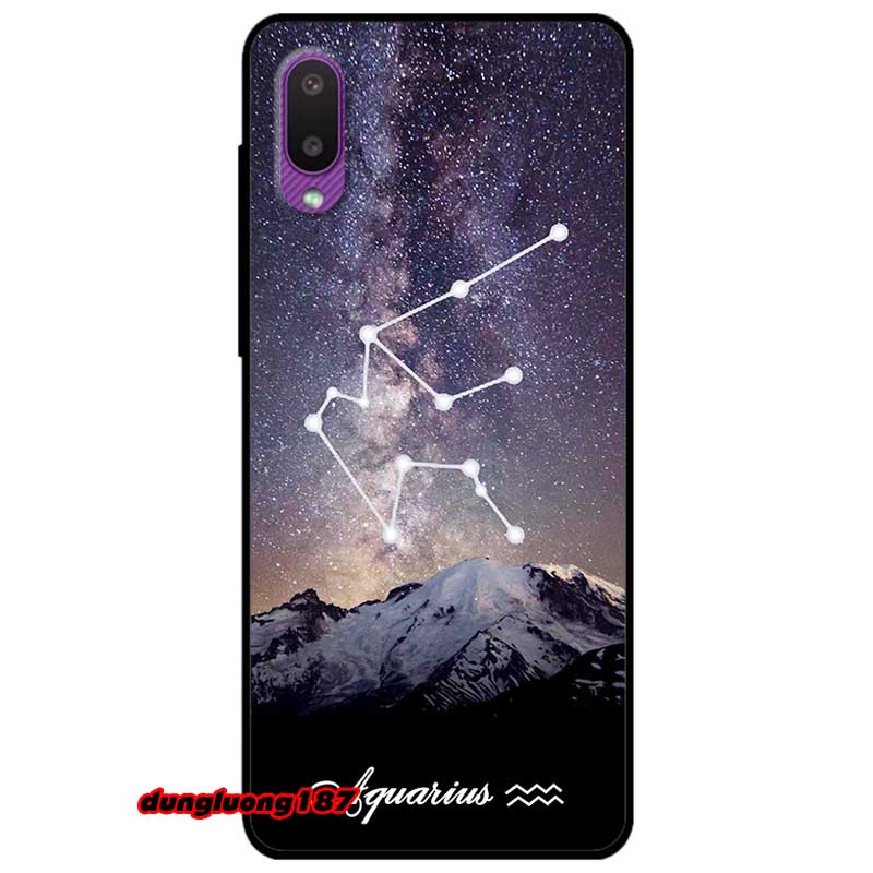 Ốp lưng dành cho Samsung A02 - A02s - A03 - A03s - A04 - A04s mẫu Cung Hoàng Đạo - Aquarius