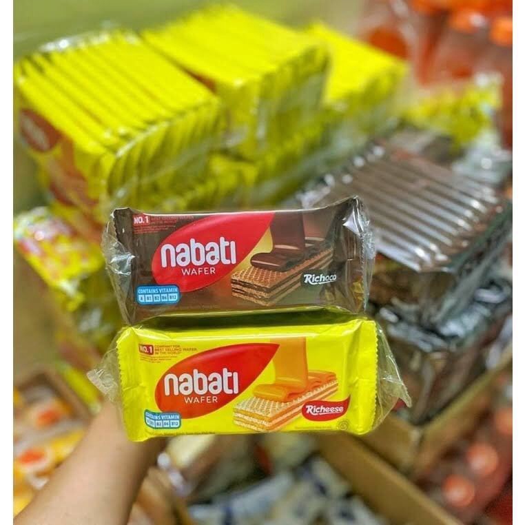 Hàng mới nhất - Thùng 12 lốc Nabati gói 17g