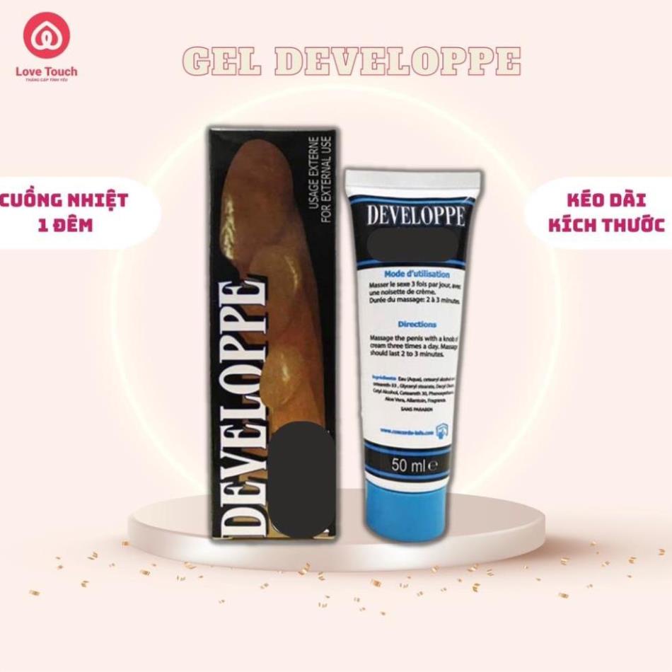 Combo 3 Gel Tăng Kích Thước Dương Vật DEVELOPPE SEX - Tăng 3-5 Cm Chỉ Sau 1 Liệu Trình, An Toàn và Hiệu Quả.