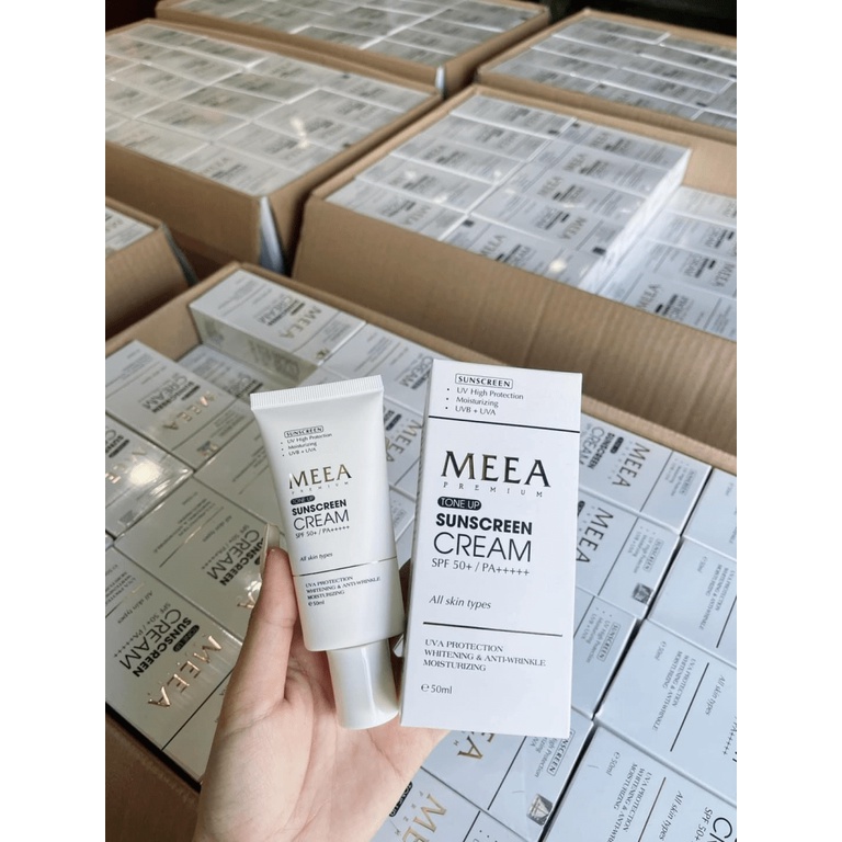 Hàng mới nhất - Kem chống nắng mini Meea Sunscreen Cream spf50